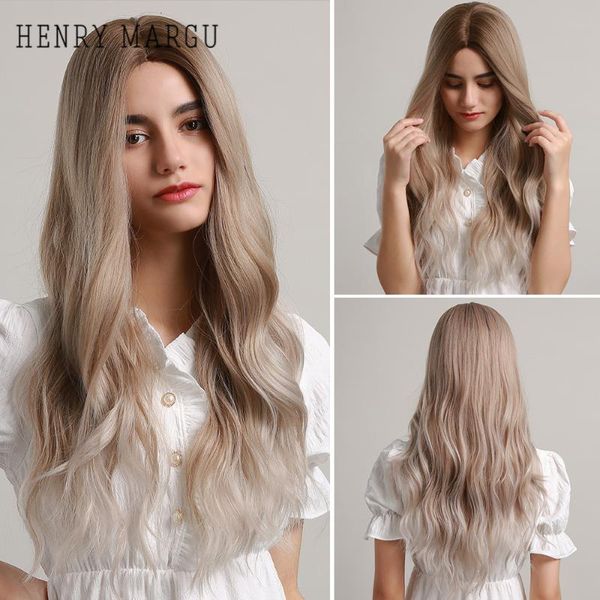 synthetic wigs henry margu long wavy white blonde ombre natural cosplay hair wig for women middle part heat resistant, Black
synthetic wigs henry margu long wavy white blonde ombre natural cosplay hair wig for women middle part heat resistant, Black