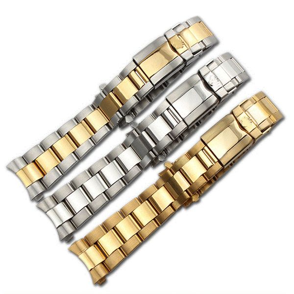 watch band stainless steel strap men's watches accessories 17mm 20mm for rlx series arc mouth waterproof women, Black;brown
watch band stainless steel strap men's watches accessories 17mm 20mm for rlx series arc mouth waterproof women, Black;brown