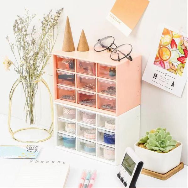 storage drawers girl dormitory deskdustproof drawer stationery jewelry nine checkered box
storage drawers girl dormitory deskdustproof drawer stationery jewelry nine checkered box