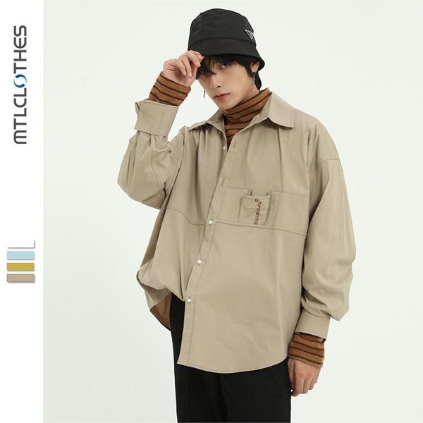 zone | korean version loose long sleeve solid color men's fashion casual simple embroidered shirt jacket jackets, Black;brown
zone | korean version loose long sleeve solid color men's fashion casual simple embroidered shirt jacket jackets, Black;brown