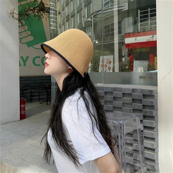 wide brim hats foldable breathable straw hat women's sun bucket beach visor protection girls panama caps elegant female chapeau homme c, Blue;gray
wide brim hats foldable breathable straw hat women's sun bucket beach visor protection girls panama caps elegant female chapeau homme c, Blue;gray