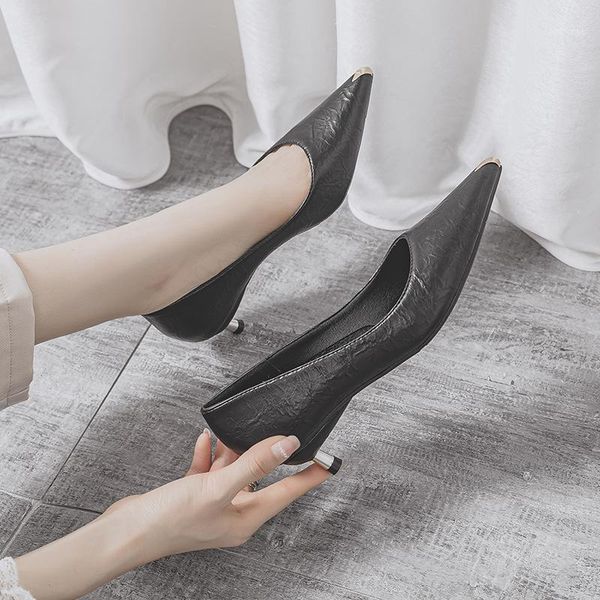 dress shoes women pumps leather thin heels pointed toe spring autumn comfortable professional slimming shallow mouth office lady1, Black
dress shoes women pumps leather thin heels pointed toe spring autumn comfortable professional slimming shallow mouth office lady1, Black