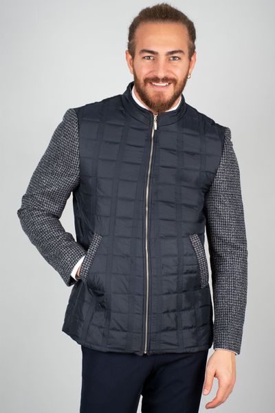 navy blue men 's short sports coat tight-fitting mould jacket knitted front pockets quilted fabric autumn winter sl8n, Black;brown
navy blue men 's short sports coat tight-fitting mould jacket knitted front pockets quilted fabric autumn winter sl8n, Black;brown