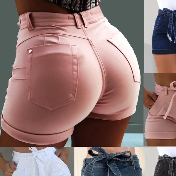 plus size fashion belted denim shorts women skinny high waist jeans lady streetwear short pants with pockets zipper, White;black
plus size fashion belted denim shorts women skinny high waist jeans lady streetwear short pants with pockets zipper, White;black