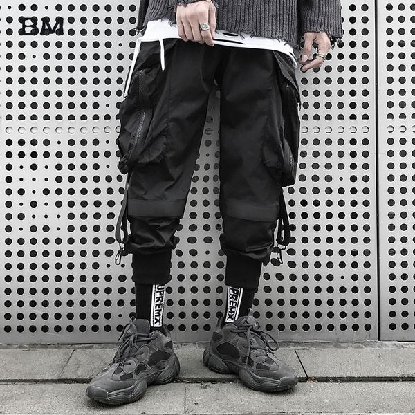 men fashions motorcycle pants hip hop casual pants 2019 streetwear joggers kpop korean techwear black harem pants boys c0222
men fashions motorcycle pants hip hop casual pants 2019 streetwear joggers kpop korean techwear black harem pants boys c0222