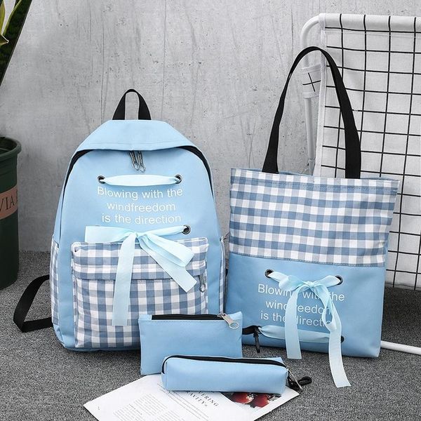 outdoor bags 4pcs/set composite bow-knot large capacity women letter print canvas shoulder pencil clutch pen backpacks bolsa
outdoor bags 4pcs/set composite bow-knot large capacity women letter print canvas shoulder pencil clutch pen backpacks bolsa