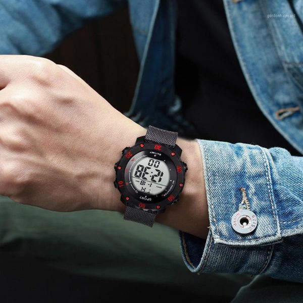 wristwatches fashion men sports watches high-end digital watch multi-function 30m waterproof electronic erkek kol saati relogio, Slivery;brown
wristwatches fashion men sports watches high-end digital watch multi-function 30m waterproof electronic erkek kol saati relogio, Slivery;brown