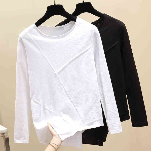 women's sweaters female cotton t-shirt, gkfnmt, long sleeve shirt , white, black, irregular, casual female , large size t-shirts, women
women's sweaters female cotton t-shirt, gkfnmt, long sleeve shirt , white, black, irregular, casual female , large size t-shirts, women