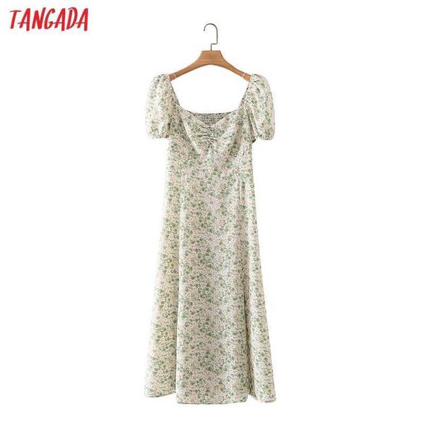tangada summer women flowers print french style dress square collar puff short sleeve ladies sundress 2m55 210609, Black;gray
tangada summer women flowers print french style dress square collar puff short sleeve ladies sundress 2m55 210609, Black;gray