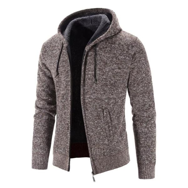 men's sweaters zip up slim mens hooded cardigan drawstring long sleeve knitted sweatshirt lined winter sweater, White;black
men's sweaters zip up slim mens hooded cardigan drawstring long sleeve knitted sweatshirt lined winter sweater, White;black