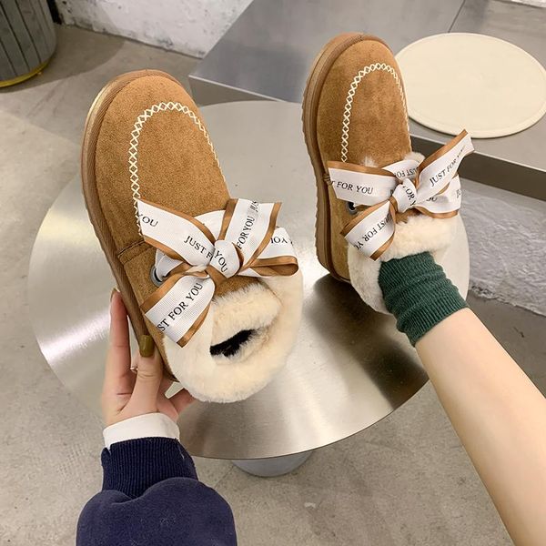 new fashion women winter cotton shoes plush warm snow boots ladies casual flat short boots solid color furry females feetwear, Black
new fashion women winter cotton shoes plush warm snow boots ladies casual flat short boots solid color furry females feetwear, Black