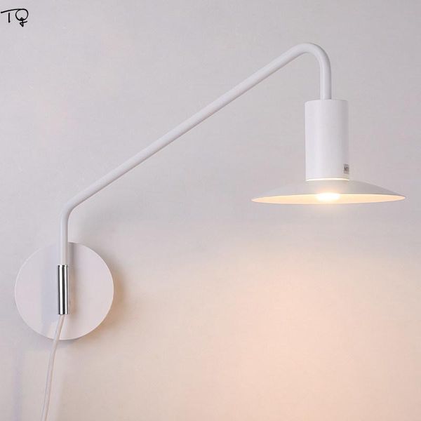 wall lamp modern simple fashion swing arm led with switch plug adjustable bedside bedroom living room study reading bathroom
wall lamp modern simple fashion swing arm led with switch plug adjustable bedside bedroom living room study reading bathroom