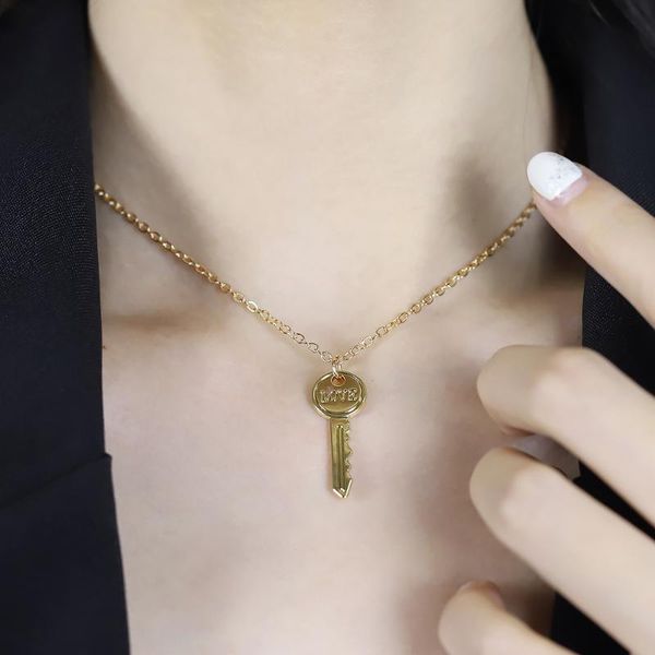 pendant necklaces 2021 korean fashion collier femme summer jewelry necklace accessories gift key love sea beach for women, Silver
pendant necklaces 2021 korean fashion collier femme summer jewelry necklace accessories gift key love sea beach for women, Silver