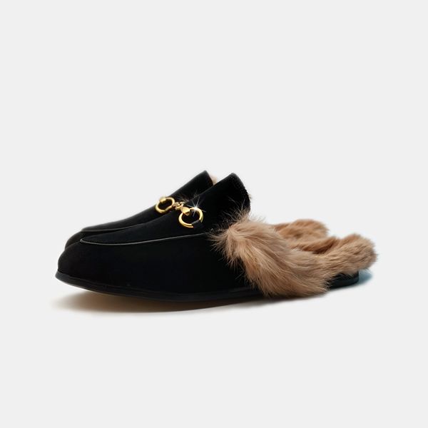velvet mules slippers women man concise aristocratic celebrities slipper lady mule slide princetown sequins slippers ladies, Black
velvet mules slippers women man concise aristocratic celebrities slipper lady mule slide princetown sequins slippers ladies, Black
