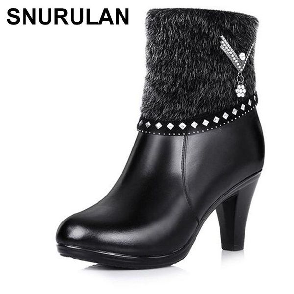 boots snurulan stylish elegant warm wool winter women selling genuine leather shoes woman high heels e529, Black
boots snurulan stylish elegant warm wool winter women selling genuine leather shoes woman high heels e529, Black