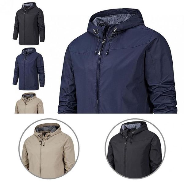men's jackets long sleeve fashion waterproof solid color jacket coat autumn men zipper closure for daily wear, Black;brown
men's jackets long sleeve fashion waterproof solid color jacket coat autumn men zipper closure for daily wear, Black;brown