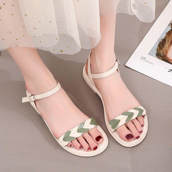 sandals women's soft-soled low-heeled summer 2021 style buckle flat shoes student korean fashion casual, Black
sandals women's soft-soled low-heeled summer 2021 style buckle flat shoes student korean fashion casual, Black