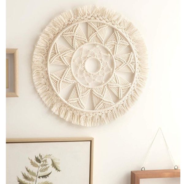 tapestries macrame wall hanging woven tapestry wreath boho chic home decor christmas gift festival mandala for apartment bedroom
tapestries macrame wall hanging woven tapestry wreath boho chic home decor christmas gift festival mandala for apartment bedroom