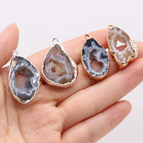 charms natural semi-precious stones black agate grey pendant diy 15x25-20x30mm for jewelry making necklaces accessories gift, Bronze;silver
charms natural semi-precious stones black agate grey pendant diy 15x25-20x30mm for jewelry making necklaces accessories gift, Bronze;silver
