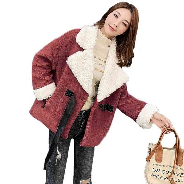 faux fur coat women autumn winter fashion loose short casual lace-up outerwear particle velvet jacket female lr1358 210531, Black
faux fur coat women autumn winter fashion loose short casual lace-up outerwear particle velvet jacket female lr1358 210531, Black