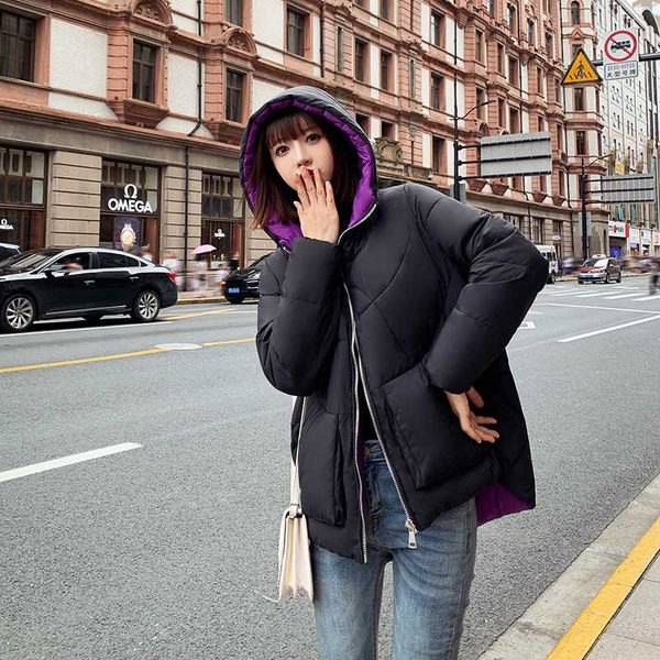 short casual women winter jacket cotton padded warm thicken ladies color matching design coats parka womens jackets, Black
short casual women winter jacket cotton padded warm thicken ladies color matching design coats parka womens jackets, Black