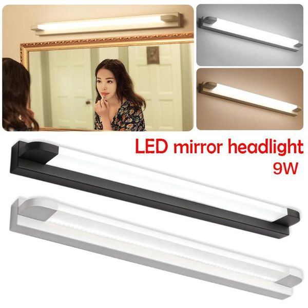 bulbs 9w 46cm led mirror headlight bathroom light restroom classic black&white dropship 6.28
bulbs 9w 46cm led mirror headlight bathroom light restroom classic black&white dropship 6.28