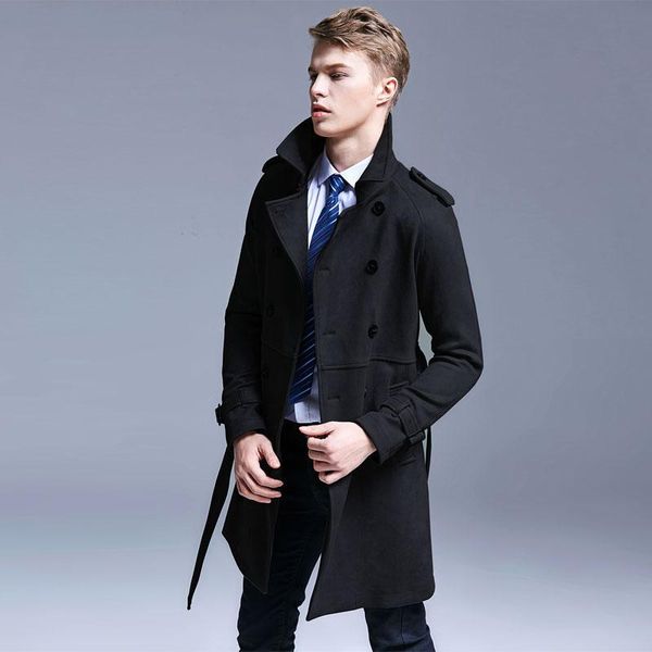 men's trench coats 2021 long thick double breasted mens winter jackets and, Tan;black
men's trench coats 2021 long thick double breasted mens winter jackets and, Tan;black