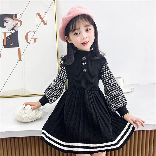 christmas for girls half high girl dress neck striped contrast pleated sweater princess child clothing 3 8 age, Red;yellow
christmas for girls half high girl dress neck striped contrast pleated sweater princess child clothing 3 8 age, Red;yellow