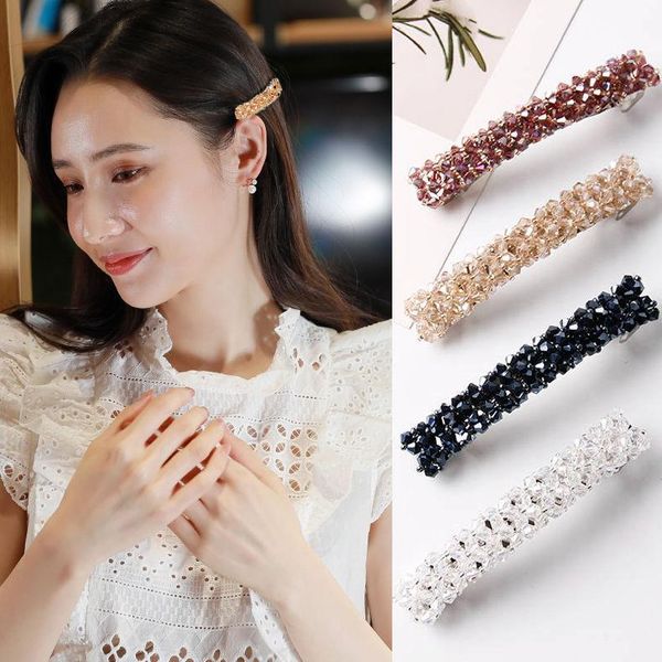 hair accessories sweet color crystal spring clips pins handmade beads barrettes for women girl fashion simple headwear
hair accessories sweet color crystal spring clips pins handmade beads barrettes for women girl fashion simple headwear