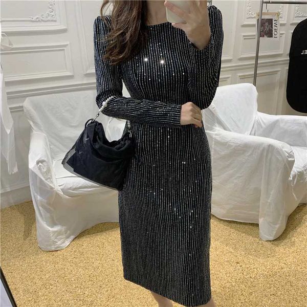 spring backless bow sequin black party dress for women elegant high waist slim dresses female vestidoes 210526, Black;gray
spring backless bow sequin black party dress for women elegant high waist slim dresses female vestidoes 210526, Black;gray