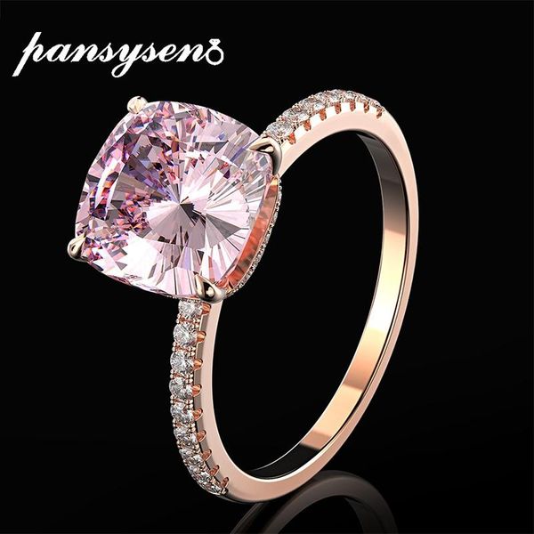 cluster rings pansysen 18k rose gold color women fine jewelry solid 925 sterling silver natural pink quartz diamond ring wedding gifts, Golden;silver
cluster rings pansysen 18k rose gold color women fine jewelry solid 925 sterling silver natural pink quartz diamond ring wedding gifts, Golden;silver