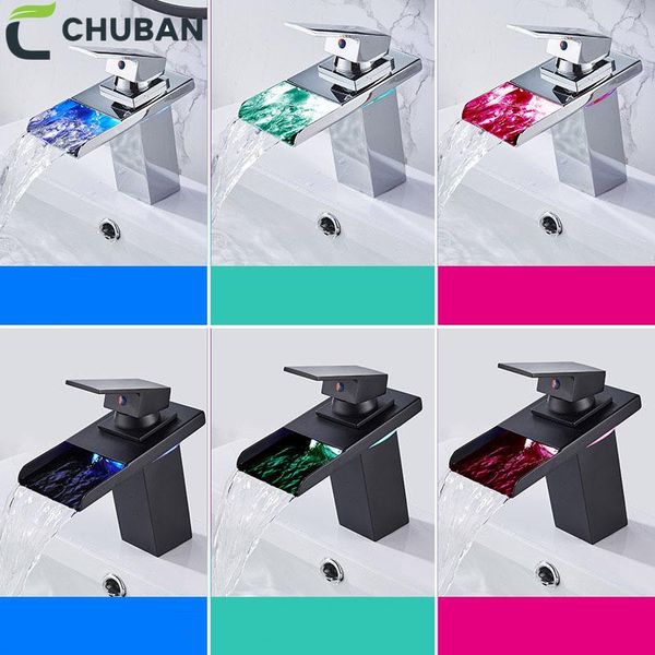 chuban 2021 led basin faucet brass waterfall temperature colors change bathroom mixer tap deck mounted wash sink glass taps a98
chuban 2021 led basin faucet brass waterfall temperature colors change bathroom mixer tap deck mounted wash sink glass taps a98