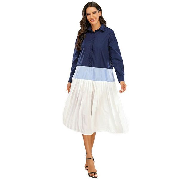 casual dresses fashion pleated white elegant lady office midi dress long sleeve loose clothes women party spring autumn clothing, Black;gray
casual dresses fashion pleated white elegant lady office midi dress long sleeve loose clothes women party spring autumn clothing, Black;gray