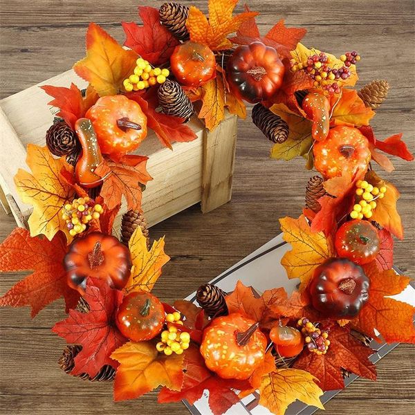 decorative flowers & wreaths artificial autumn wreath rustic pumpkin front door garland creative festival decoration for home garden farmhou
decorative flowers & wreaths artificial autumn wreath rustic pumpkin front door garland creative festival decoration for home garden farmhou