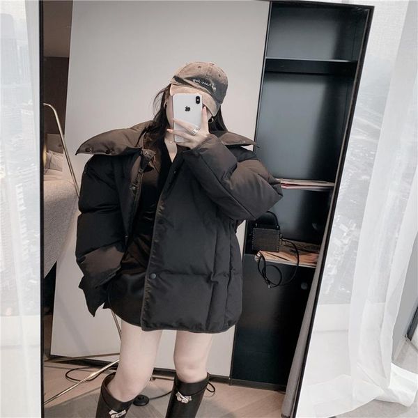 2021 new winter fashion ladies coat casual women overcoat loose solid color warm female outerwear, Black
2021 new winter fashion ladies coat casual women overcoat loose solid color warm female outerwear, Black
