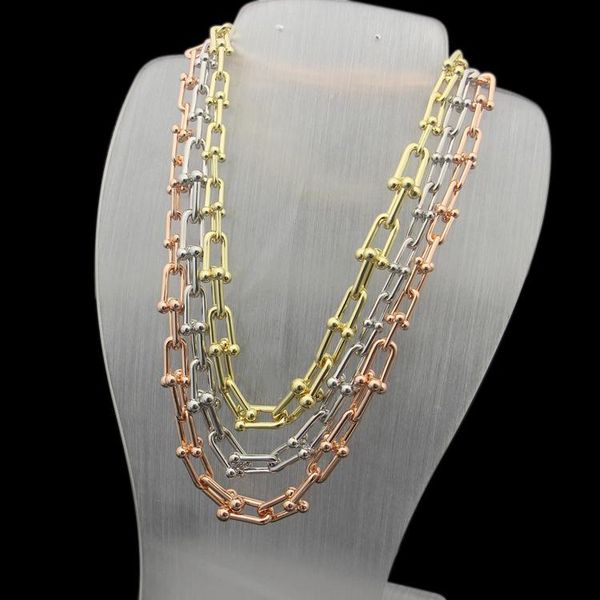 chains titanium steel necklace u shaped chain t thick gradient brand jewelry, Silver
chains titanium steel necklace u shaped chain t thick gradient brand jewelry, Silver