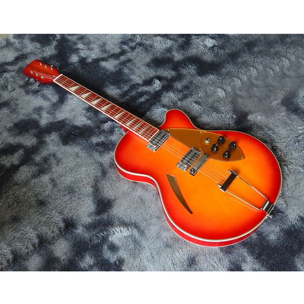 semi hollow guitar, jazz electric guitar, mahogany fingerboard, feel comfortable, sound beautiful, delivery home
semi hollow guitar, jazz electric guitar, mahogany fingerboard, feel comfortable, sound beautiful, delivery home