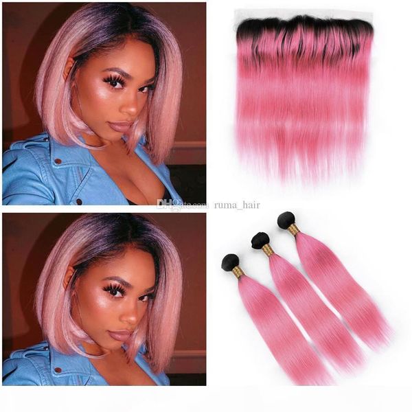 two tone human hair weaves pink hair with lace frontal silk straight pink hair bundles with lace frontal 3pcs lot, Black;brown
two tone human hair weaves pink hair with lace frontal silk straight pink hair bundles with lace frontal 3pcs lot, Black;brown