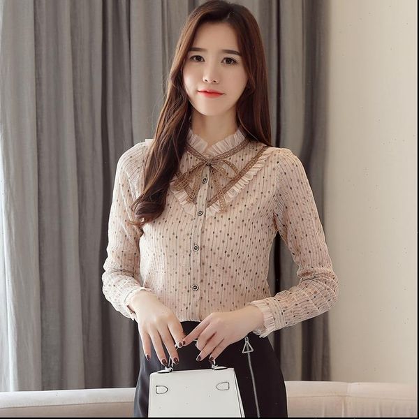 blusas mujer de moda 2021 shirts bow collar wave point plus size blouse lace fashion women blusas 1784 50, White
blusas mujer de moda 2021 shirts bow collar wave point plus size blouse lace fashion women blusas 1784 50, White