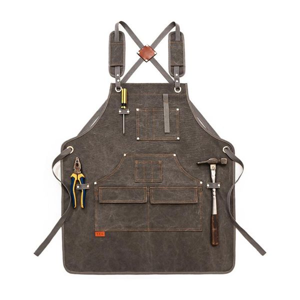 aprons woodworking heavy duty waxed canvas work apron with pockets carpenter/blacksmith shop for men gift
aprons woodworking heavy duty waxed canvas work apron with pockets carpenter/blacksmith shop for men gift