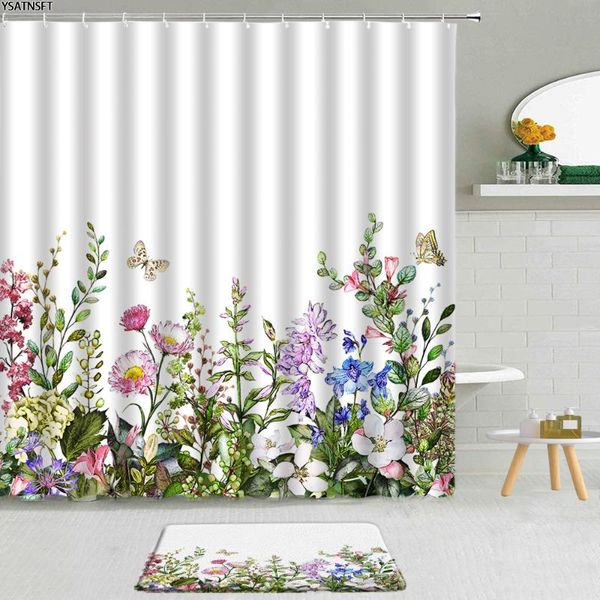 shower curtains 2pcs simple watercolor flower curtain green plant butterfly floral sunflower fabric non-slip bath mat bathroom decor set
shower curtains 2pcs simple watercolor flower curtain green plant butterfly floral sunflower fabric non-slip bath mat bathroom decor set