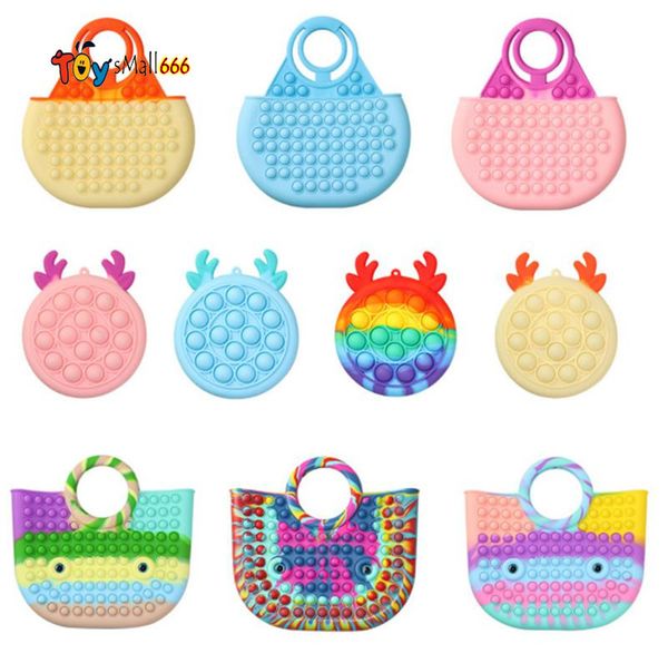 fidget toys large size handbag decompression finger silicone rainbow push bubble fashion handbags party simple dimple relief
fidget toys large size handbag decompression finger silicone rainbow push bubble fashion handbags party simple dimple relief