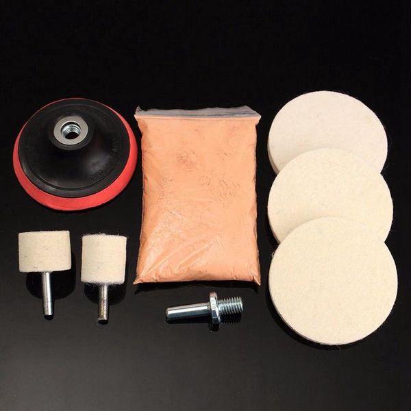 care products 8-piece windscreen scratch remover set of auto glass polishing and grinding 120g cerium oxide accessories
care products 8-piece windscreen scratch remover set of auto glass polishing and grinding 120g cerium oxide accessories
