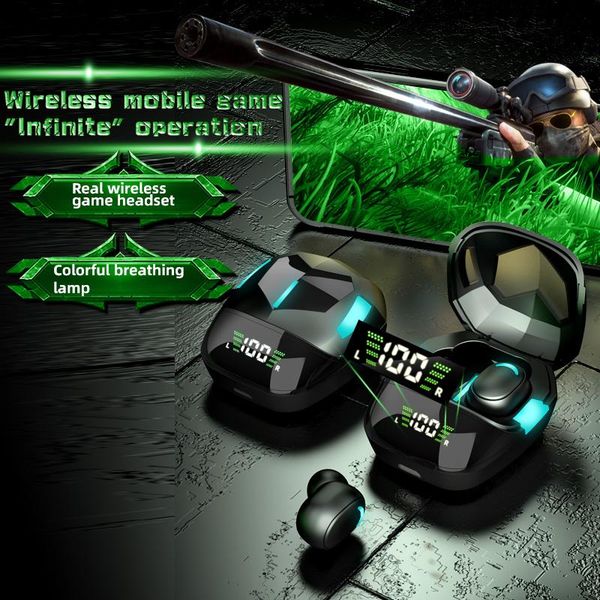 headphones & earphones g7s gaming headset bluetooth 5.1 tws true wireless noise reduction led display low latency
headphones & earphones g7s gaming headset bluetooth 5.1 tws true wireless noise reduction led display low latency