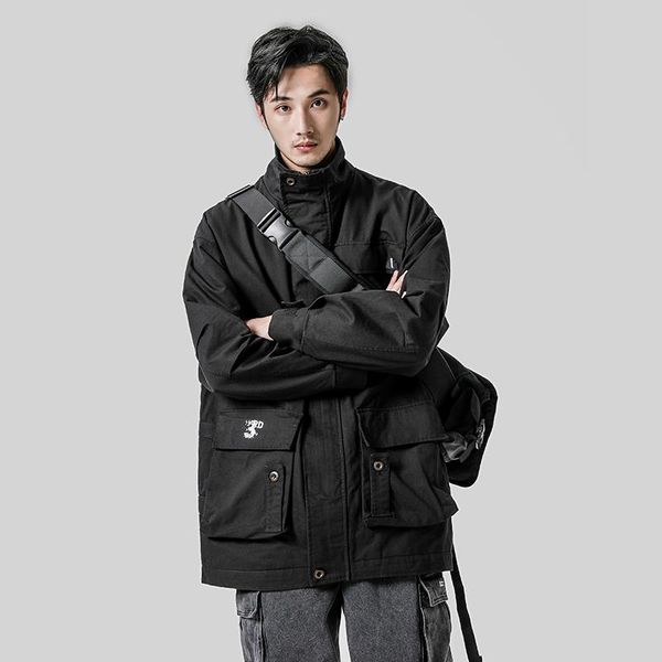 men's jackets zhuzunzhe 2021 autumn long-sleeved fashion casual solid color letter printed windbreaker loose and versatile, Black;brown
men's jackets zhuzunzhe 2021 autumn long-sleeved fashion casual solid color letter printed windbreaker loose and versatile, Black;brown
