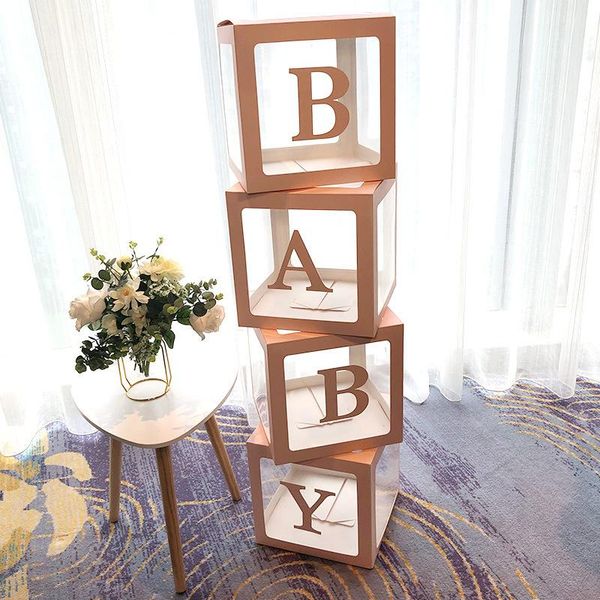 gift wrap 4pcs cube transparent boxes balloon packing box letter love baby diy wedding room creative party decoration
gift wrap 4pcs cube transparent boxes balloon packing box letter love baby diy wedding room creative party decoration