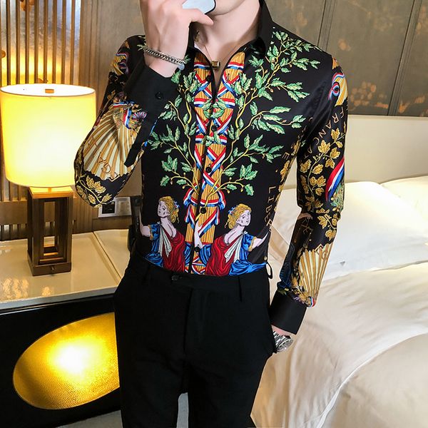 trends 2021 extravagant floral ethnic products printing gold clothes young men streetwear unusual club party shirts wkpl, White;black
trends 2021 extravagant floral ethnic products printing gold clothes young men streetwear unusual club party shirts wkpl, White;black