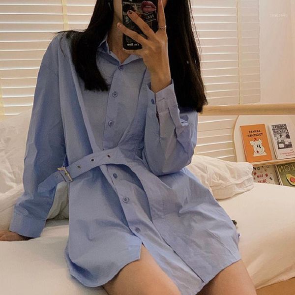 women's blouses & shirts 2021 spring street full sleeve women tunic shirt blouse oversize button up solid color long turn-down collar f, White
women's blouses & shirts 2021 spring street full sleeve women tunic shirt blouse oversize button up solid color long turn-down collar f, White