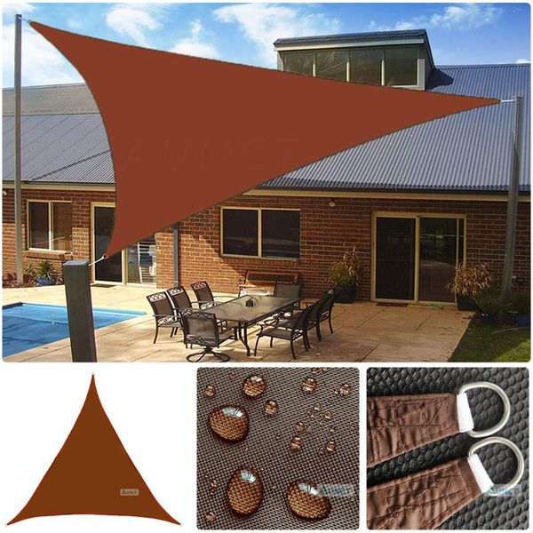 shade brown 300d triangle sail waterproof polyester awning outdoor sun shelter garden patio pool camping hiking yard
shade brown 300d triangle sail waterproof polyester awning outdoor sun shelter garden patio pool camping hiking yard