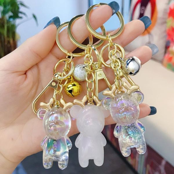 keychains cute dream crystal deer doll keychain for women bag charms jewelry gift car key pendant decoration keyrings, Silver
keychains cute dream crystal deer doll keychain for women bag charms jewelry gift car key pendant decoration keyrings, Silver